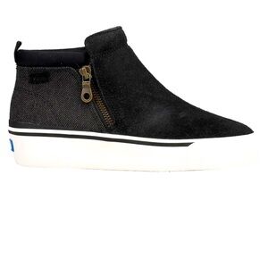 WOMENS KEDS COOPER SUEDE/CANVAS HIGH TOP SNEAKER BOOTIE size 6 NWOT